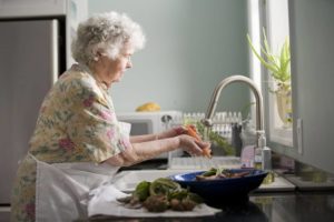 Elder Women Cooking